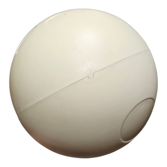 Cream Dog Toy Egg with Indented Designs - Picture 4 of 6